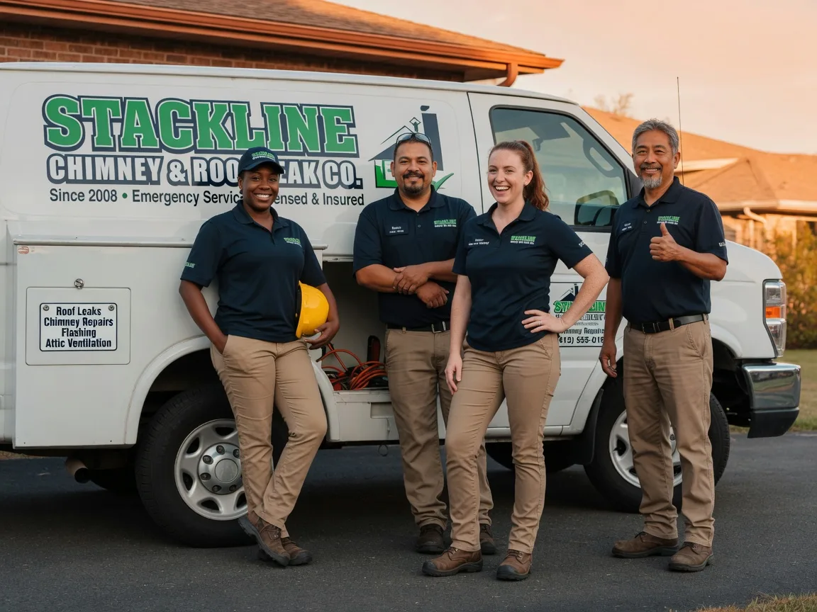 Chimney flashing repair company in Omega, GA